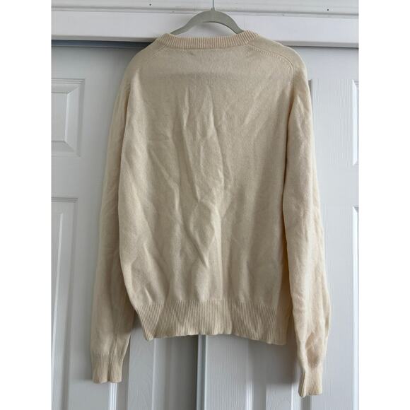 Vintage Bullock's Pure Cashmere Mens Sweater Pullover V-Neck - Picture 4 of 4